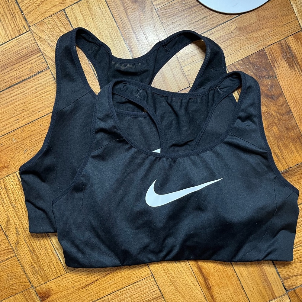 Two Medium Nike Sports Bras